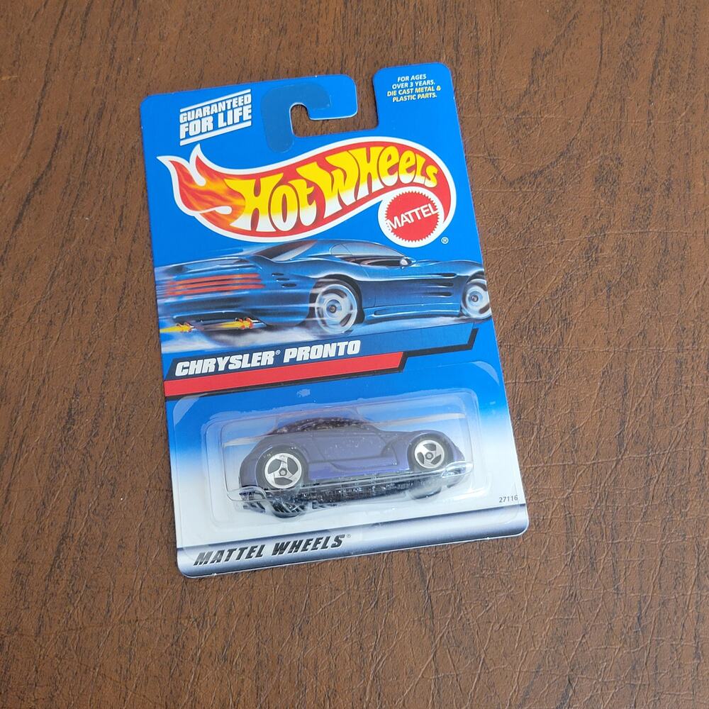 HOT WHEELS BLUE CARD 1999 Mattel Chrysler Pronto FACTORY SEALED